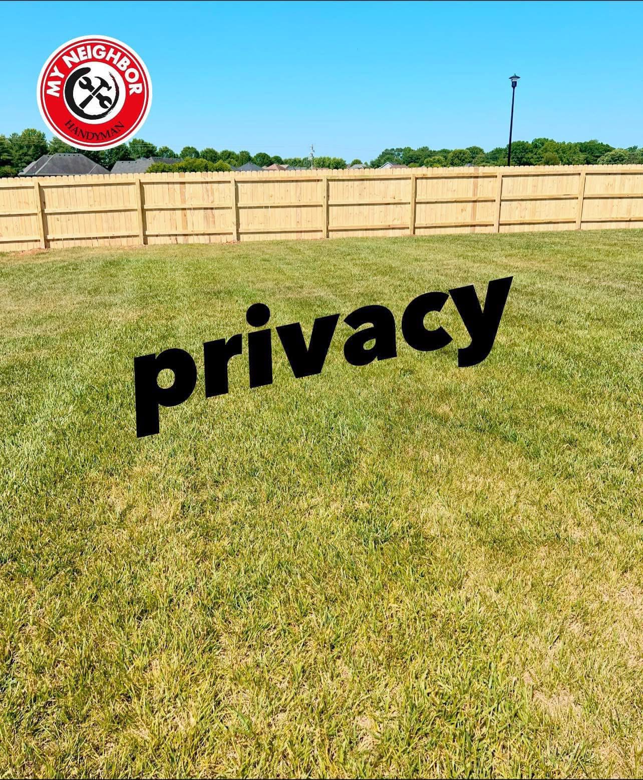 Fence privacy project